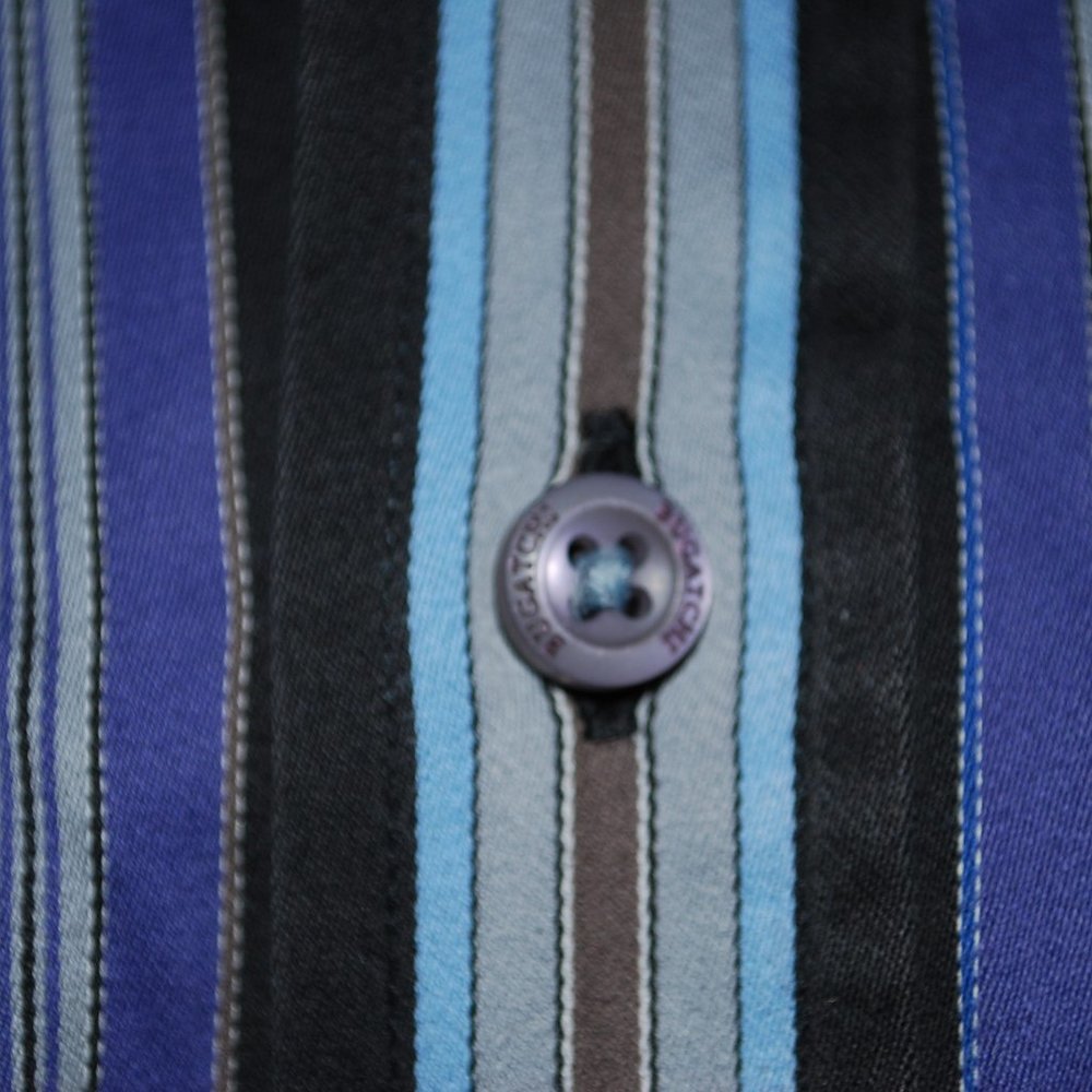 Striped Bugatchi Button Down Size Large - image 4